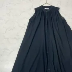Sonny Label 大きいサイズ 切替 ノースリーブ ひざ丈 ワンピース Fのサムネイル