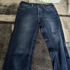 スキニーデニム ダークブルー　EDWIN XS