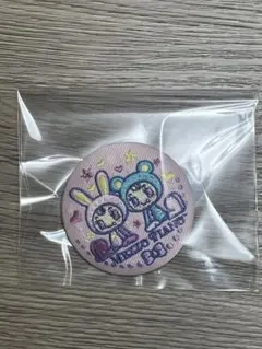 ナルミヤキャラクターズ 刺繍缶バッジ メゾピアノ　ベリエちゃん