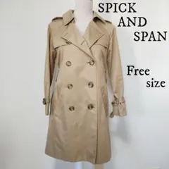 【Spick and Span】トレンチコート ベージュ フリーサイズのサムネイル