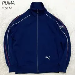80s PUMAトラックジャケット ネイビー ハイネック ヒットユニオン 日本製