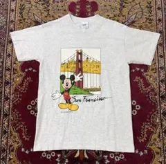 90s べルバシーン ディズニー ミッキー サンフランシスコ Tシャツ