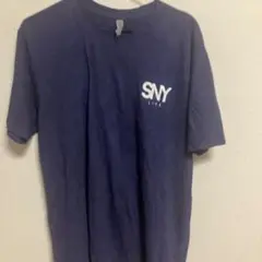 SNY LIFE プリントTシャツ ネイビー