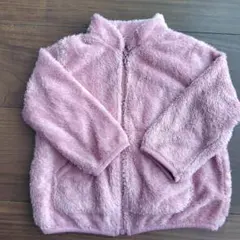 フリースジャケット ピンク 90cm