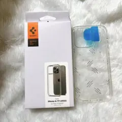 iPhone 14 Pro ケース クリア ストラップホール 透明 クリスタル