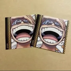ワンピース　ONE PIECE スクエアステッカーコレクション　ルフィ　ニカのサムネイル