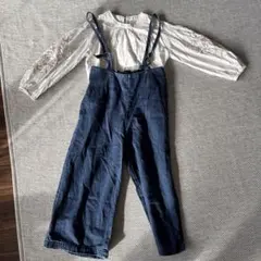 チャオパニックティピー　キッズ用デニムロング　ワイド　パンツ XL130〜140