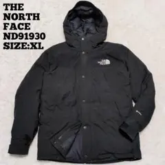 THE NORTH FACE♦マウンテンダウンジャケット ND91930 黒XL