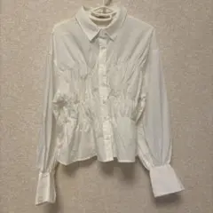 【earth music&ecology】ビスチェライクシャーリングシャツ