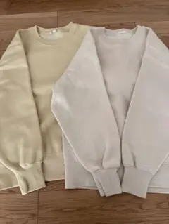 GU ヘビーウェイトスウェットプルオーバー　S/M 2点セット