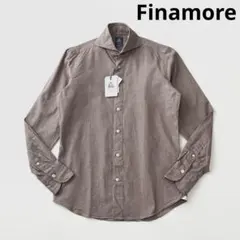 未使用】100周年モデル Finamore セルジオ コットン シャツ - メルカリ