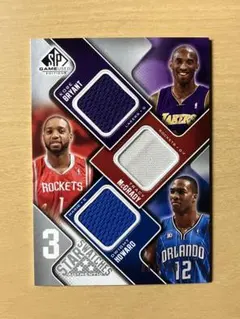 /299 NBA KOBE, MCGRADY, HOWARD 3PATCH SP