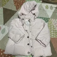 BeBe キルティングフード付きアウター 80サイズ ピンク