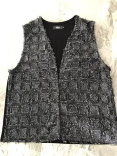 AZUL by MOUSSY フリンジベスト サイズF