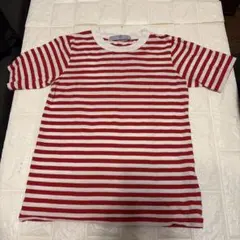 R&D.M. Co. 赤と白のストライプTシャツのサムネイル