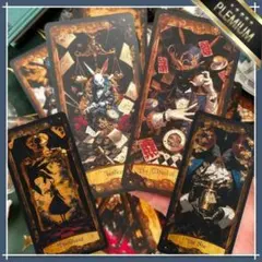 【正規品タロットカード】美麗✨海外インディーズ✨黒×赤×白のゴシックな世界観 正規品タロットカード】美麗✨海外インディーズ✨黒×赤×白のゴシックな
