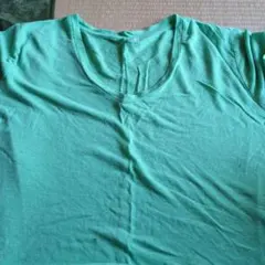 GAP XL 緑 Vネック Tシャツ
