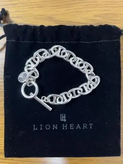 LION HEART シルバーチェーンブレスレット 約20cmのサムネイル