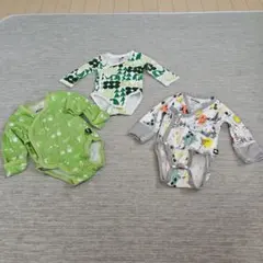 ムーミン&ぞう柄　ベビー肌着 3点セット
