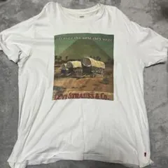 Levi's プリント Tシャツ L/XL ホワイト