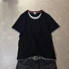 archive layered border s/s tee y2k お兄系