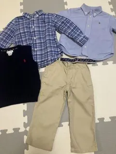 【okabeee様専用】ラルフローレン　ニットベスト　シャツ　4点セット