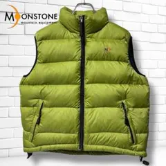 廃盤 MOONSTONE ムーンストーン ライムグリーン ダウンベスト S