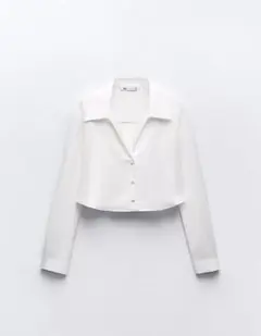 ZARAの白ポンチョタイプブレザー　新品未使用 ホワイトブレザー - レディース | ZARA 日本