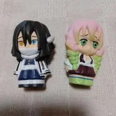 鬼滅の刃 伊黒小芭内 甘露寺蜜璃 ソフビセット