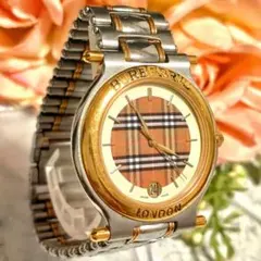 稼動バーバリーBURBERRY　レディース腕時計　ノバチェック　ゴールド　ホースのサムネイル