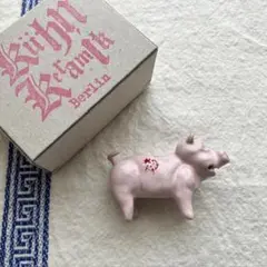入手困難◆新品クーンケラミック仔ブタお香立て陶器インセンスアスティエドヴィラット