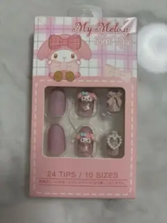 マイメロ ネイルチップ24個入り！