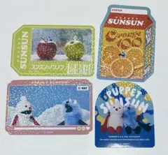 パペットスンスン キラキラダイカットステッカーセット