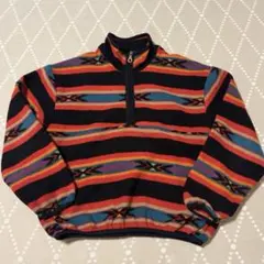 希少 Woolrich 90s USA製 ネイティブ柄 フリース M