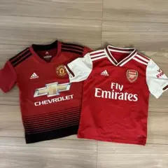 美品 アーセナルサッカーユニフォーム130cm adidas おまけ付き