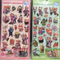 新作！ズートピアウォーターシール　2枚セット