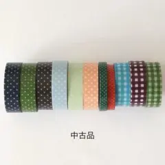 マスキングテープ ドット チェック セット売りのサムネイル