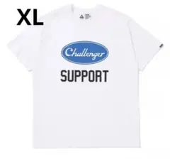 Challenger SUPPORT Tシャツ ホワイト XL size