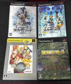 PS2 RPGソフトまとめ売り（キンハ・テイルズ・聖剣伝説）