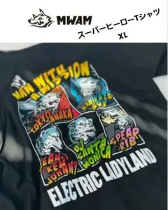 MAN WITH A MISSION　スーパーヒーローTシャツ　XL マンウィズアミッション スーパーヒーローTシャツ XL｜Yahoo