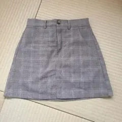 SPINNSチェック柄ミニスカート Mサイズ