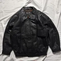 ジャケット・アウター 80s A-2 real leather bomber jacket vtg n 80s A-2 real leather bomber jacket vtg l - メルカリ