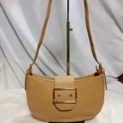 美品✨ FIRANO ベージュ 　ワンショルダーバッグ　ハーフムーン　Y2Kのサムネイル