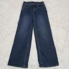 DaZYデイジー デニムパンツ L ズボン ボトムス 幅広 ウエストゴム