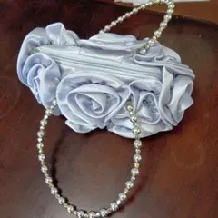 フラワーモチーフ パーティーバッグ