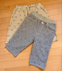 男児パンツハーフパンツ　160 UNIQLO とデパート催事場で購入2点セット