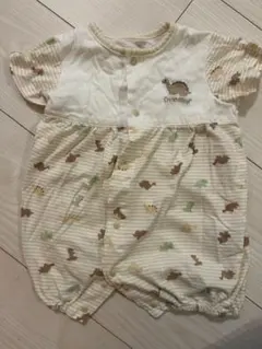 恐竜柄ロンパース 60〜70