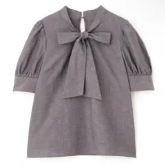 PROPORTIONBODYDRESSING シャンブレーリボンボウタイブラウスのサムネイル