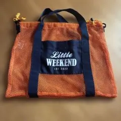 Little WEEKEND メッシュ プールバッグ