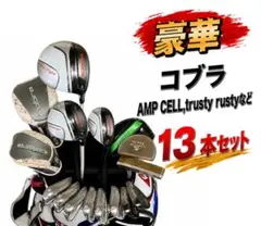 【メンズ ゴルフクラブ フルセット】コブラ,AMP CELLなど 13本セットのサムネイル